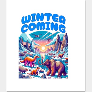 Winter Coming Posters and Art